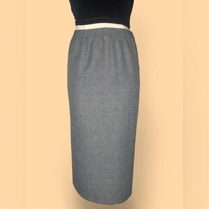 Grey Houndstooth Pencil Skirt Woman’s 10